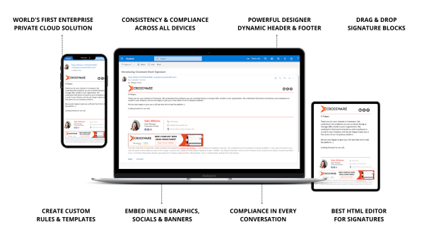 Crossware Mail Signature - Gestire centralmente la firma email